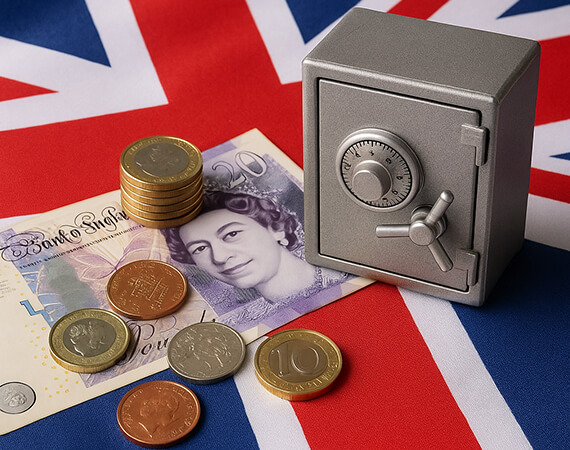 How are business bank deposits protected