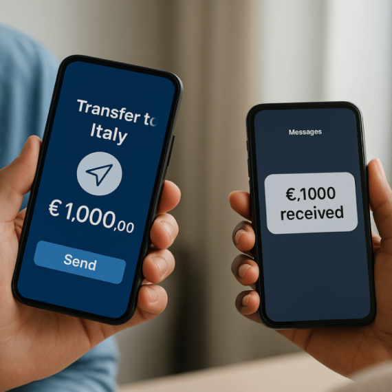 What Exchange Rates Do International Money Transfer Services Use When Sending Money to Italy