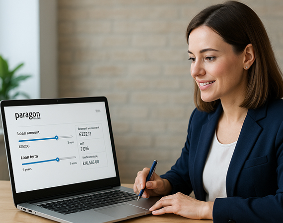 Does Paragon Bank offer a loan calculator to compare repayment options