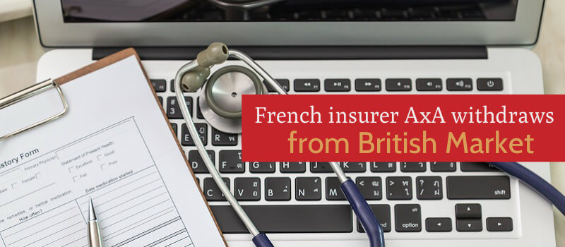 French insurer AxA withdraws from the British Market in Search for Better Territories