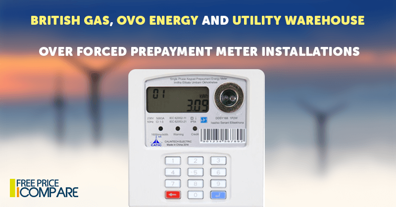 British Gas, Ovo Energy and Utility Warehouse over forced prepayment meter installations