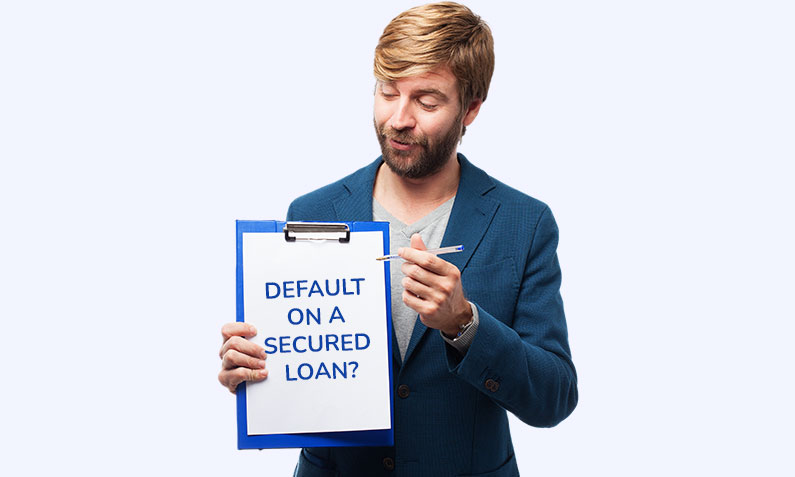What happens if I default on a secured loan?