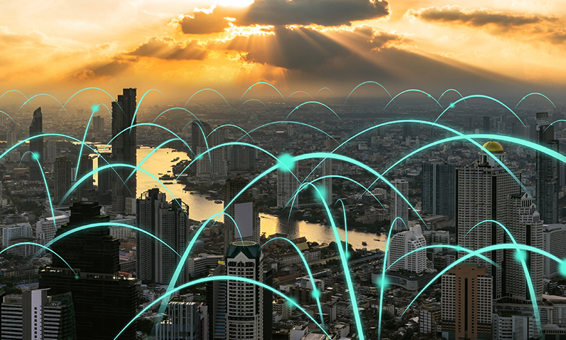 Which UK region has the highest full-fibre broadband coverage