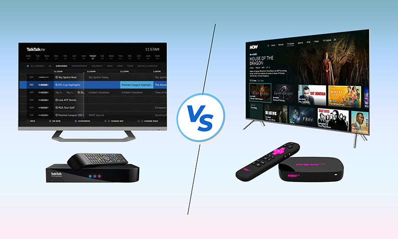 TalkTalk TV Plus Box vs. NOW TV