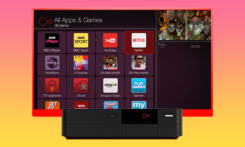 Virgin Media TV Channel Collections
