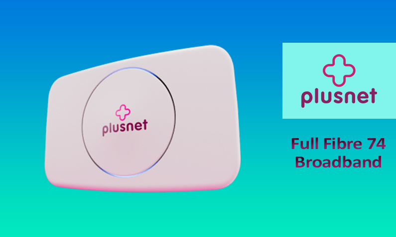 Plusnet Full Fibre 74: Fast Broadband for Moderate Use