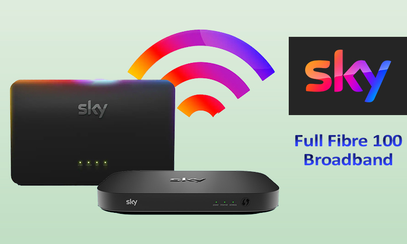 Sky Full Fibre 100 Broadband