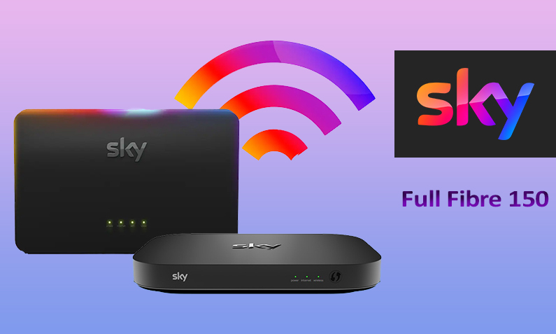 Sky Full Fibre 150 Broadband