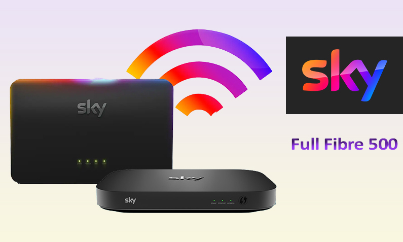 Sky Full Fibre 500 Broadband