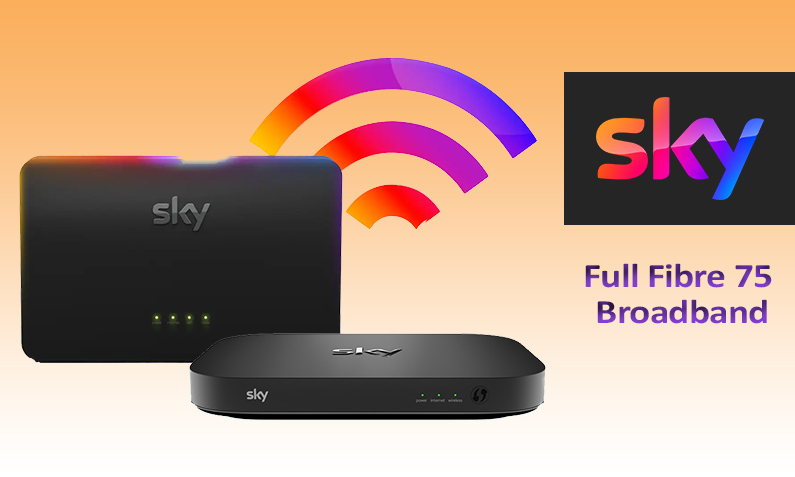 Sky Full Fibre 75 Broadband