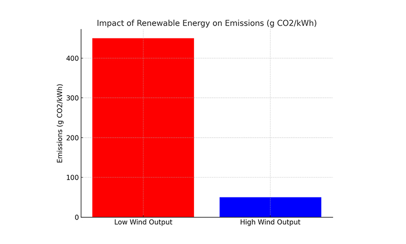 Impact of Renewable Energy on Emission