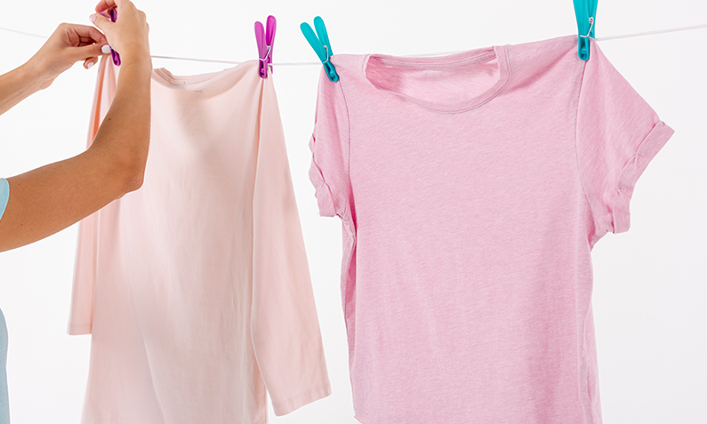 Arrange Clothes Properly on an Airer or Washing Line