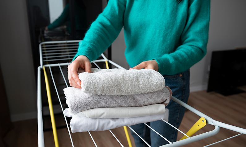 Drying Rack Instead of a Tumble Dryer