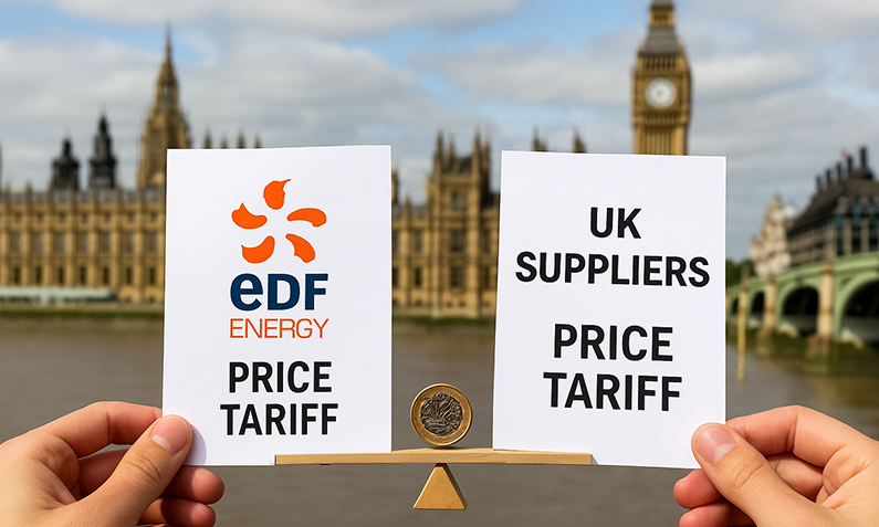 EDF Energy vs UK Suppliers: Price & Tariff Comparison