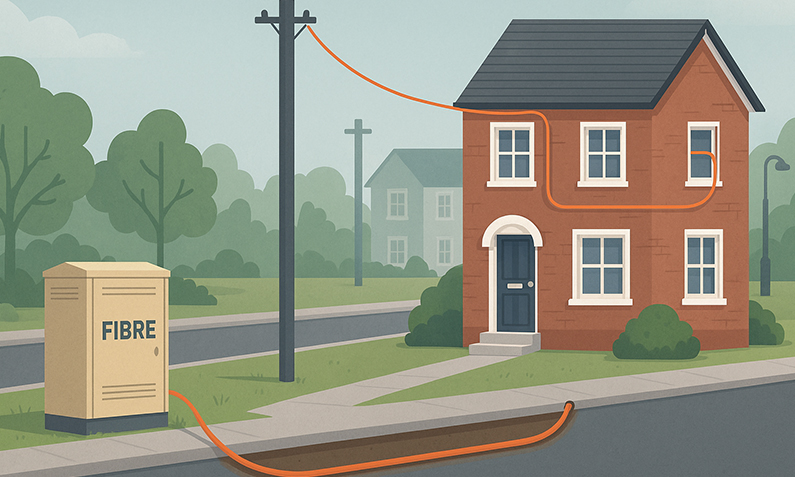 How Does Fibre Broadband Get to My House