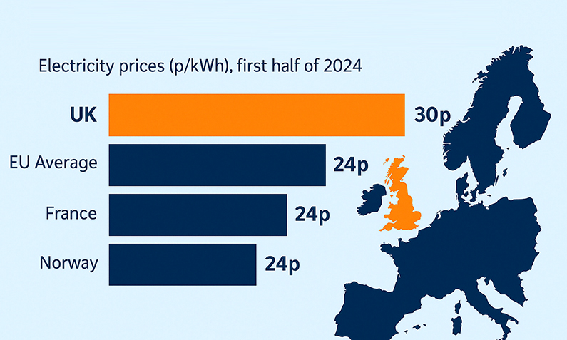 How does the UK compare to other European countries