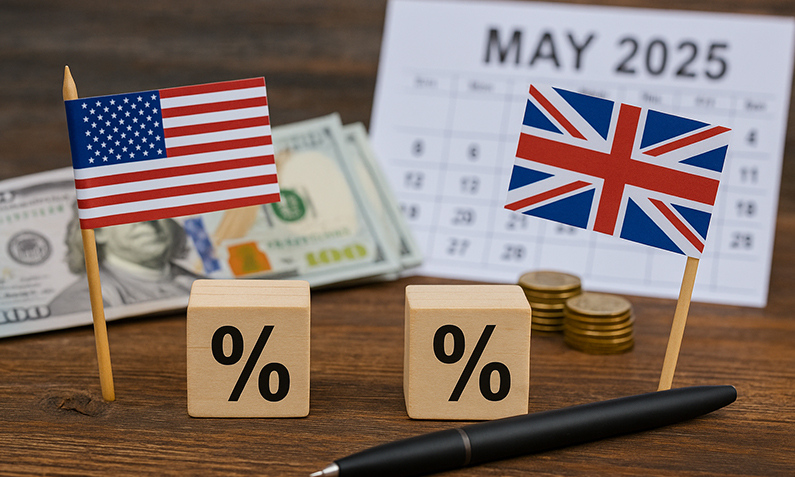 US and UK Interest Rate Decisions – May 2025