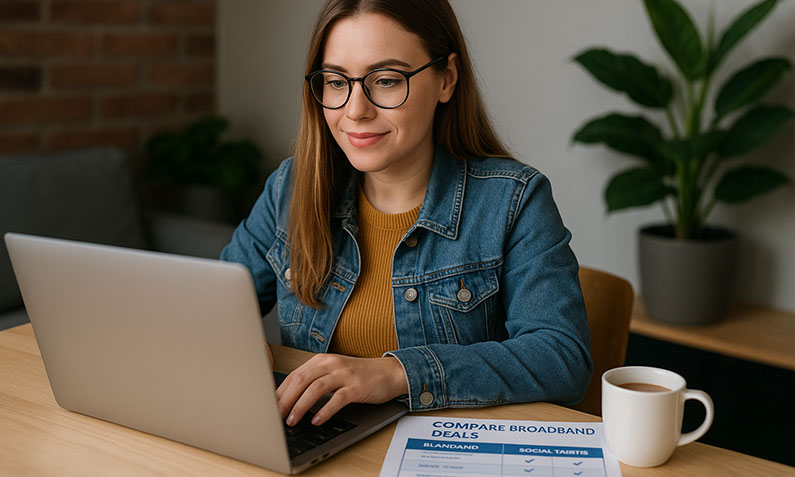 Where can I compare broadband and social tariffs