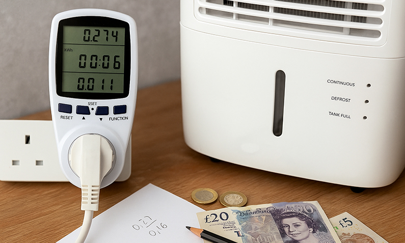 Dehumidifier cost per hour