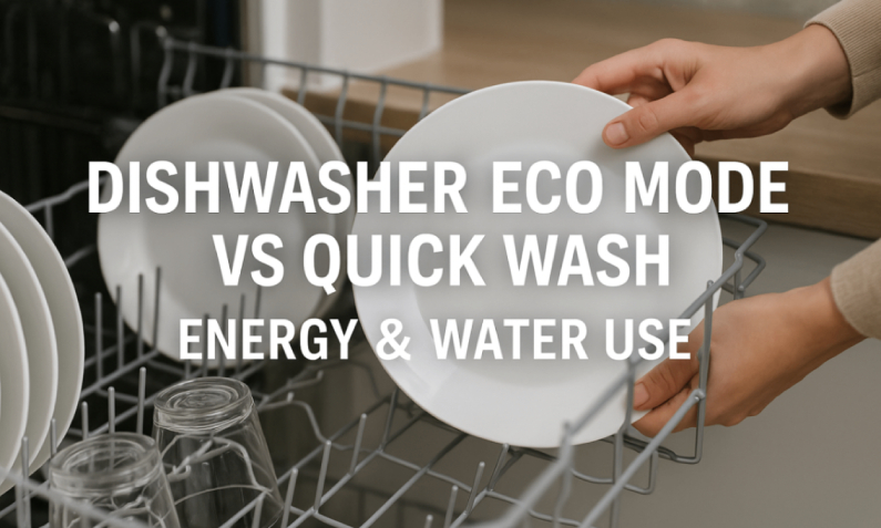 Dishwasher Eco Mode vs Quick Wash