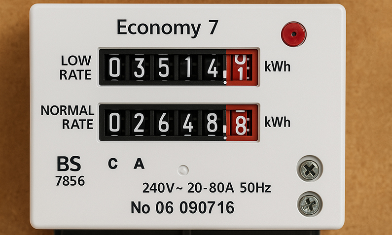 How to Read an Economy 7 Meter