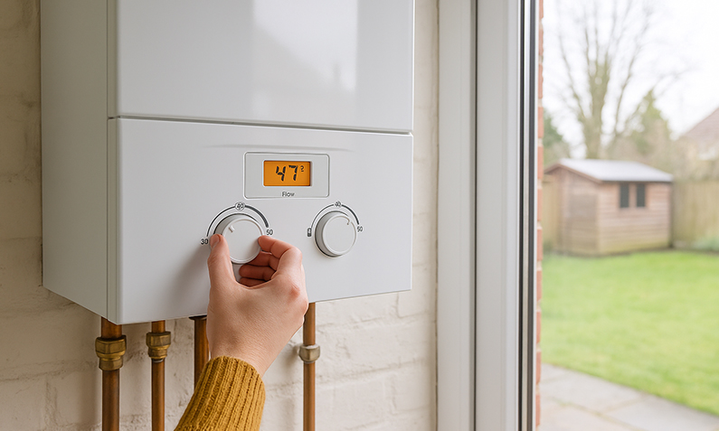 Improving energy efficiency when lowering your boiler flow temperature